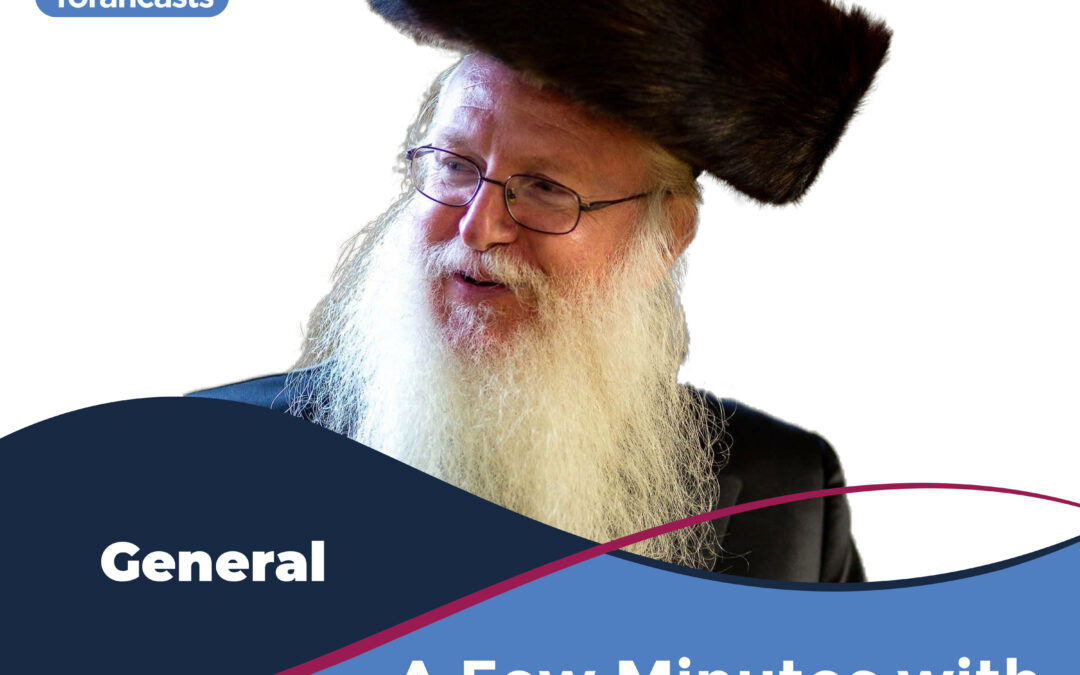 A Few Minutes with Rabbi Goldberger